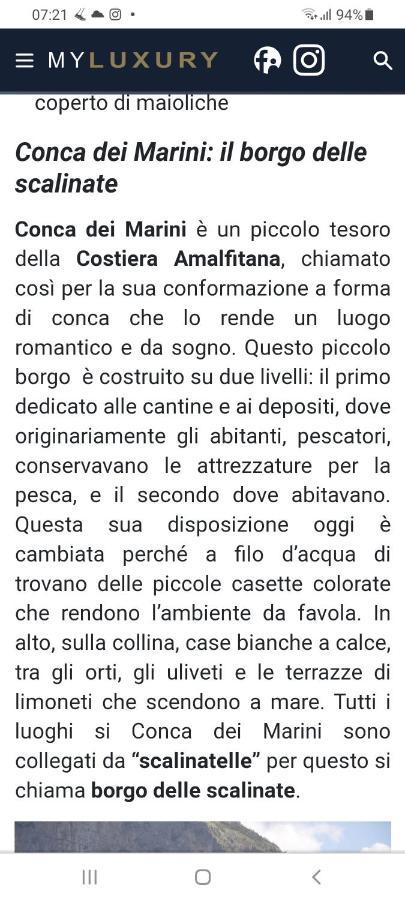 La Casina Del Pennolo, Casa Stani 60 Mq. Villa Conca dei Marini Bagian luar foto